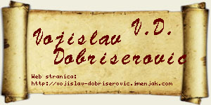 Vojislav Dobrišerović vizit kartica